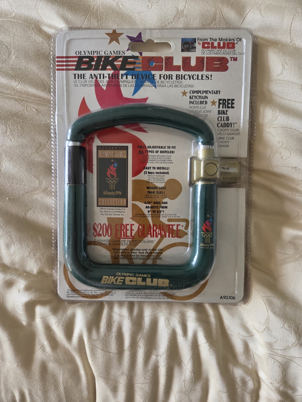 Olympic Games Green U-Lock Anti-Theft Device